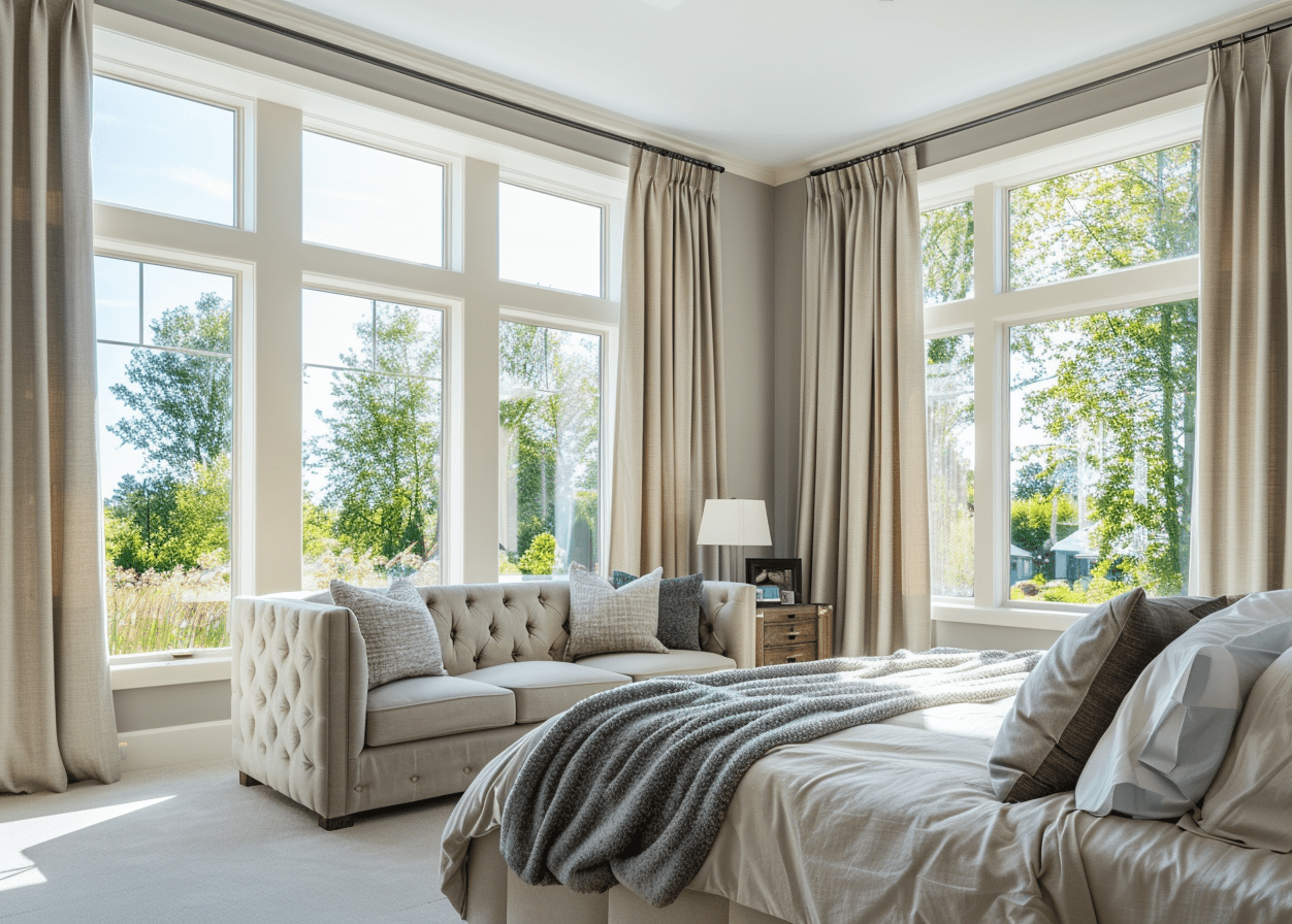 Curtains for wide windows hotsell